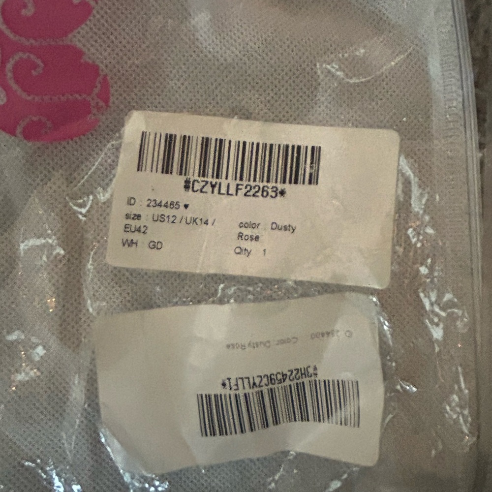 JJ's House Dusty Rose Mother of the Bride dress Sz 12 - Picture 6 of 6